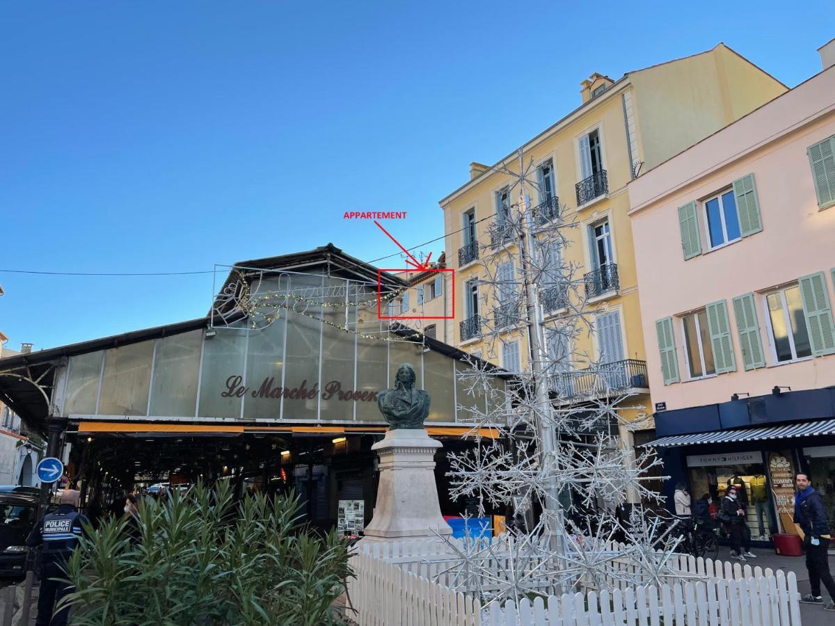 Nice Renting - Massena - Loft - Heart Of Vieil Antibes - The Market With Sea View Exterior photo